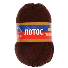 

Пряжа "Лотос" 100% акрил 300м/100гр (121 коричневый)