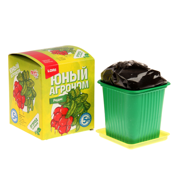 Набор для выращивания растений Юный агроном "Редис"