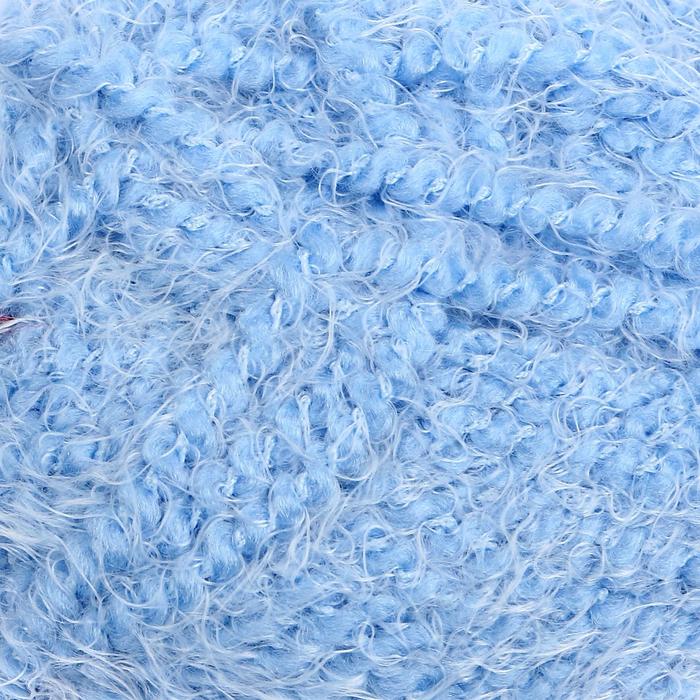 Пряжа "Лотос травка стрейч" 70% акрил, 28% полиамид, 2% лайкра 80м/50гр (015 голубой)