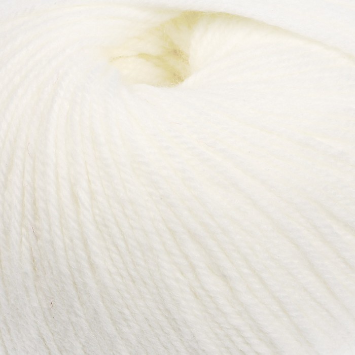 Пряжа "Семицветик" 100% акрил 100гр/180м (002 отбелка)