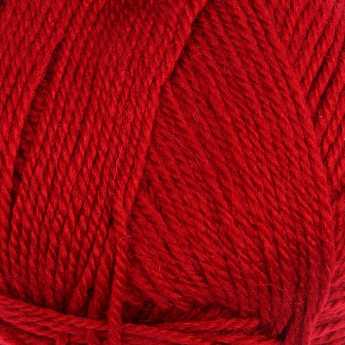 Пряжа "Нимфа" 35% импортная п/т шерсть, 65% акрил 300м/100гр (091 вишня)