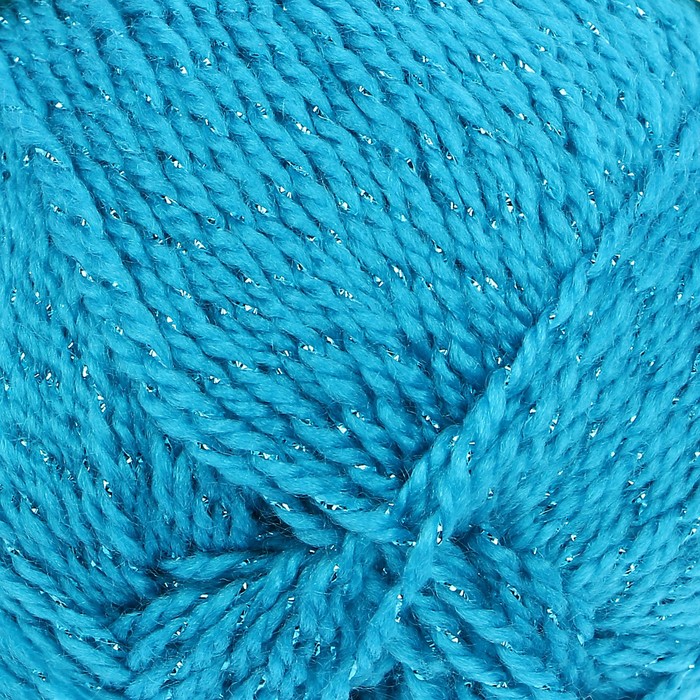 Пряжа "Весна люкс" 97%акрил, 3% метанит 200м/50гр (024 бирюза)