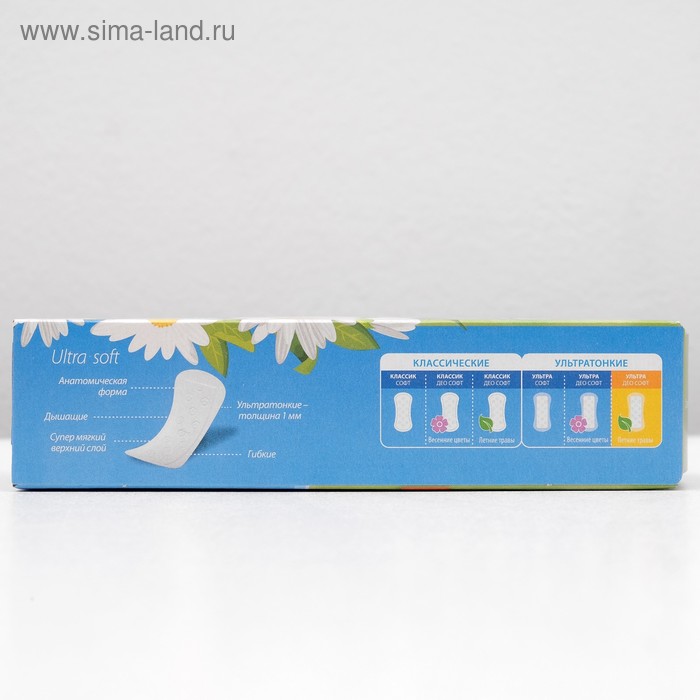 

Прокладки ежедневные «Милана» Ultra Deo Soft Травы, 20 шт.
