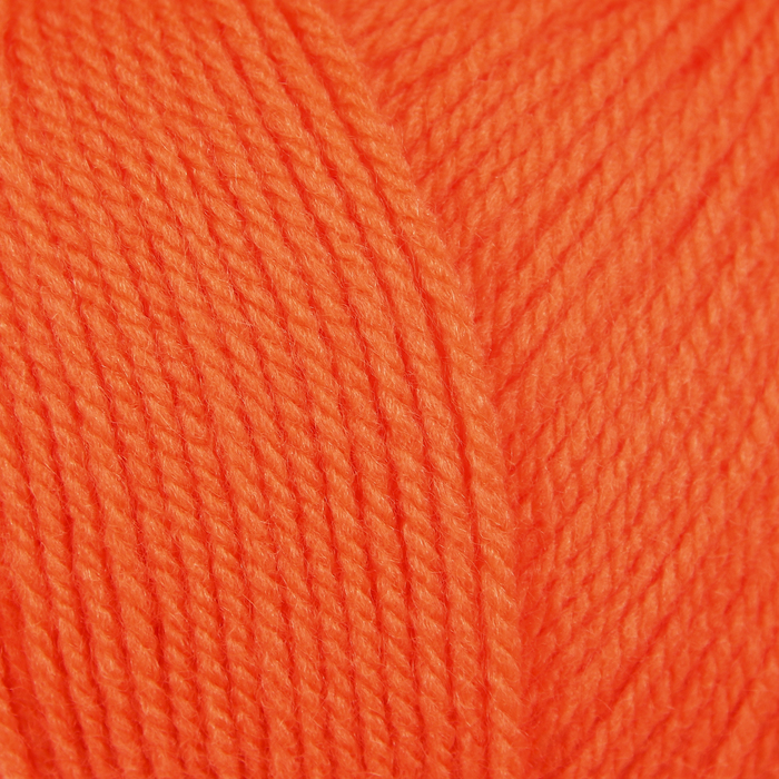 Пряжа "Карамелька" 100% акрил 175м/50гр (068 апельсин)