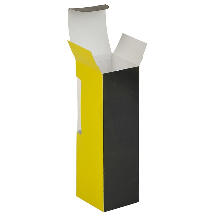 Коробка для сладостей "Не жди, действуй", желтый, 5.5 х 5.5 х 18 см