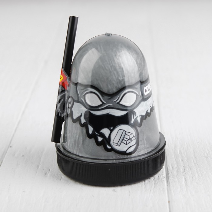 Лизун Slime Ninja, серебряный, 130 г