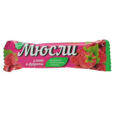 Батончик Effort muesli малина и злаки 40 г