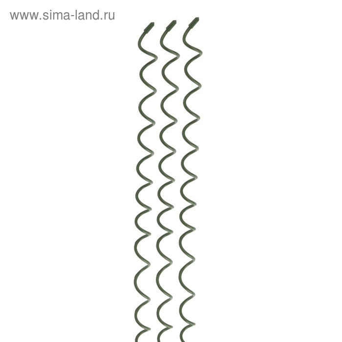 фото Кустодержатель, h = 55 см, спиральный, набор 3 шт., зелёный green apple