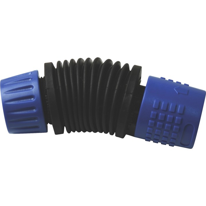 Коннектор гибкий, 1/2" (12 мм), пластик