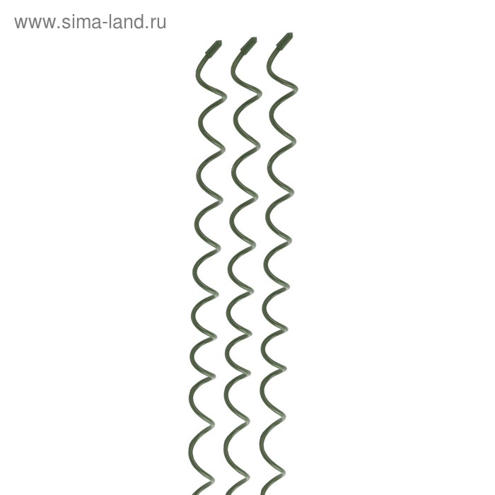 фото Кустодержатель, h = 100 см, спиральный, набор 3 шт., зелёный green apple