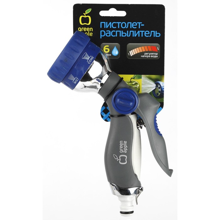 Пистолет-распылитель, 6 режимов, пластик