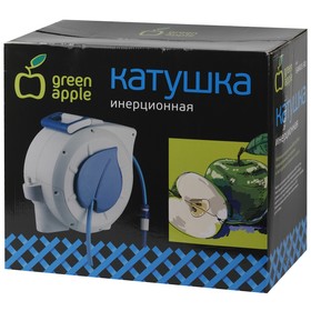 

Катушка для шланга, инерционная, шланг 20 м 1/2"