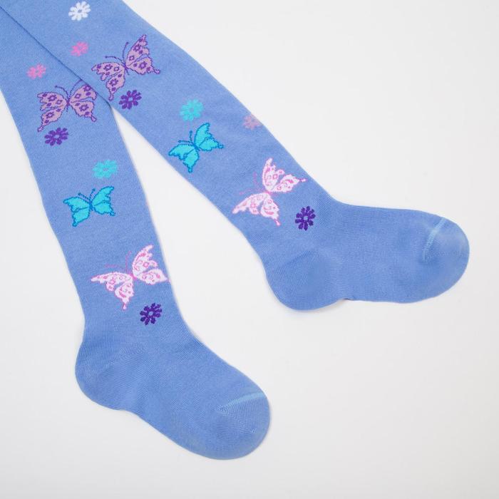 Колготки для девочки КДД1-2797, цвет голубой, рост 92-98 см