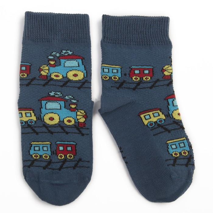 Носки детские НДМ2-2893, цвет джинсовый, р-р 14-16