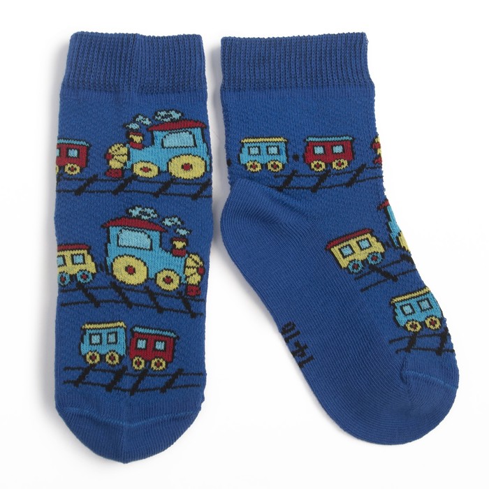 Носки детские, цвет васильковый, размер 14-16