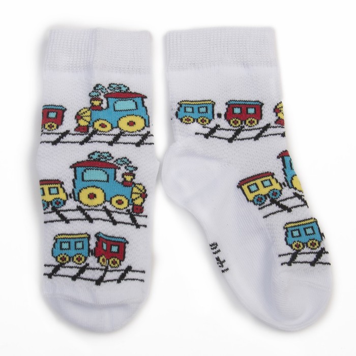 Носки детские, цвет белый, размер 16-18