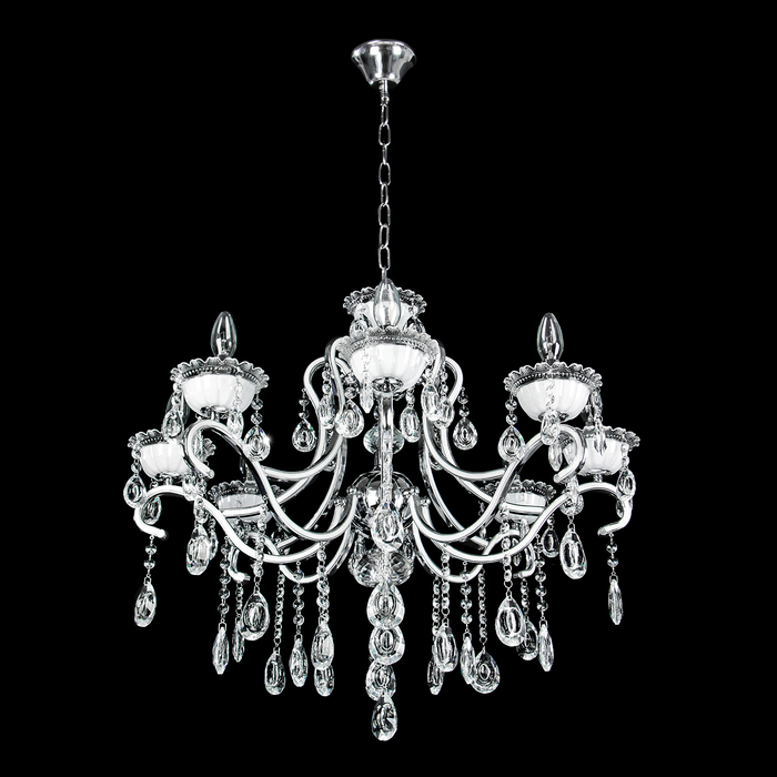 Люстра 6502-8 хрусталь "Барокко" Е14
