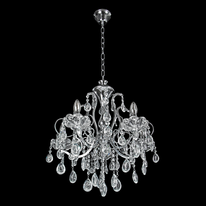 Люстра 9123-5 хрусталь "Каскад" Е14