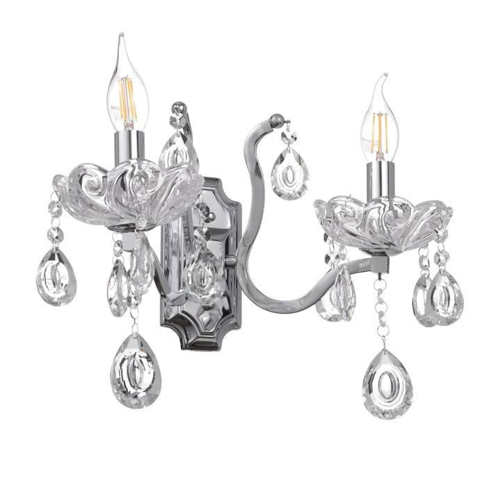 Бра 9123-2W хрусталь "Каскад" 2 рожка Е14