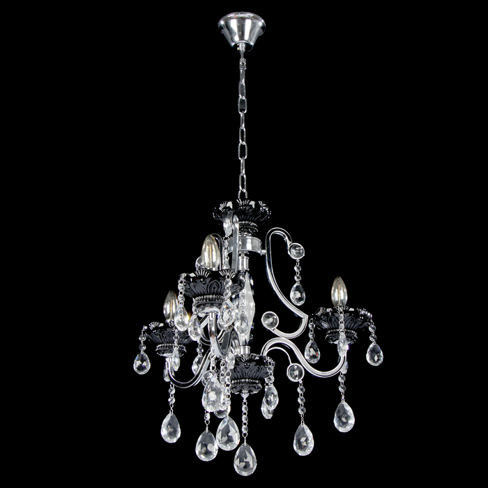 Люстра 6505-3 хрусталь "Бархатная ночь" Е14