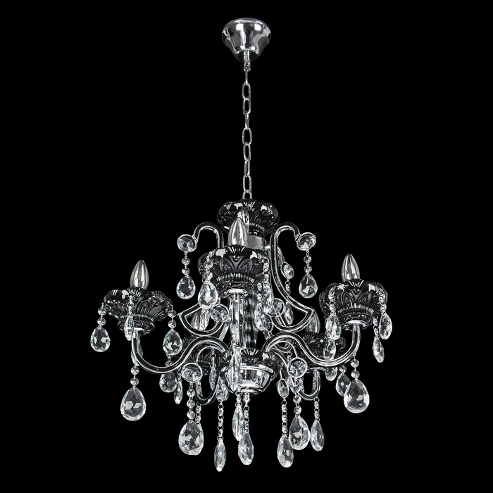 Люстра 6505-5 хрусталь "Бархатная ночь" Е14