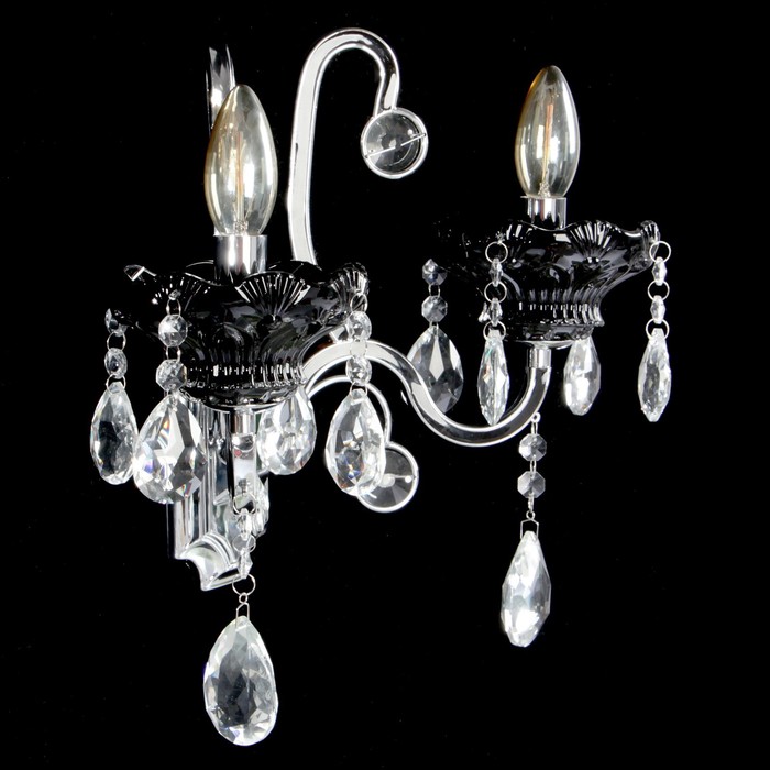Бра 6505-2W хрусталь "Бархатная ночь" 2 рожка Е14
