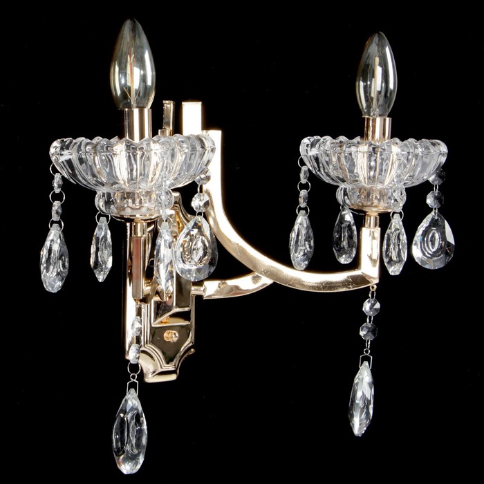 Бра 1583-2W хрусталь "Премьера" 2 рожка Е14