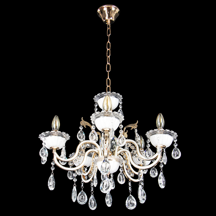 Люстра 1569-5 хрусталь "Селена" Е14