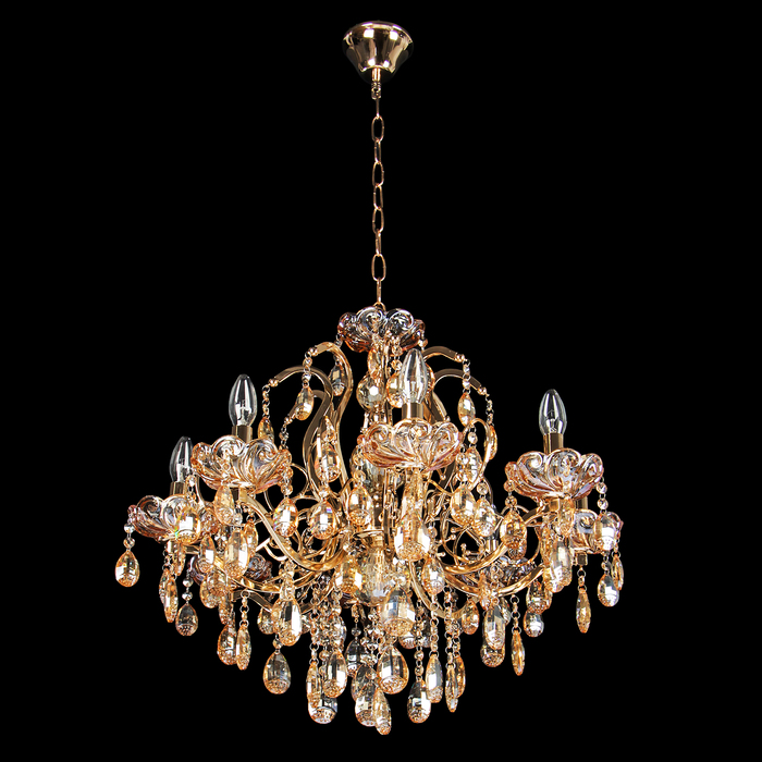 Люстра "Опера", Е14, хрусталь