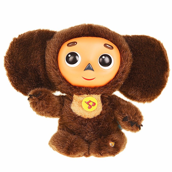 Мягкая музыкальная игрушка "Чебурашка", 20 см