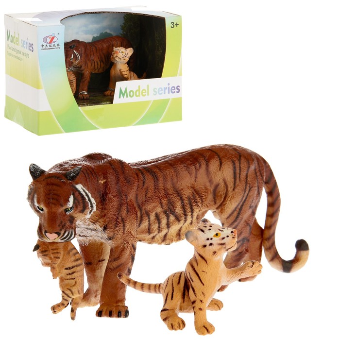 Набор животных "Тигры", МИКС