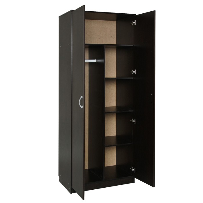 Шкаф распашной 2-х створчатый 2 810х500х2100 Венге темный