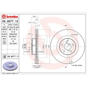 

Диск тормозной Brembo 09907711