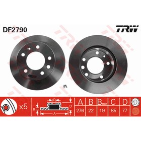 

Диск тормозной TRW DF2790