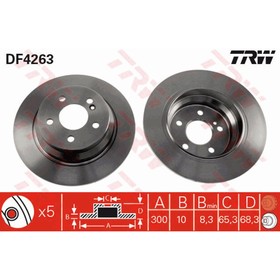 

Диск тормозной TRW DF4263