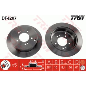 

Диск тормозной TRW DF4287