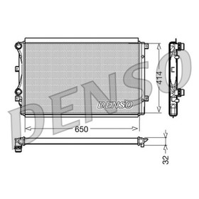 

Радиатор охлаждения двигателя Denso DRM32015