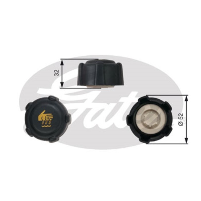 Крышка радиатора Gates RC223