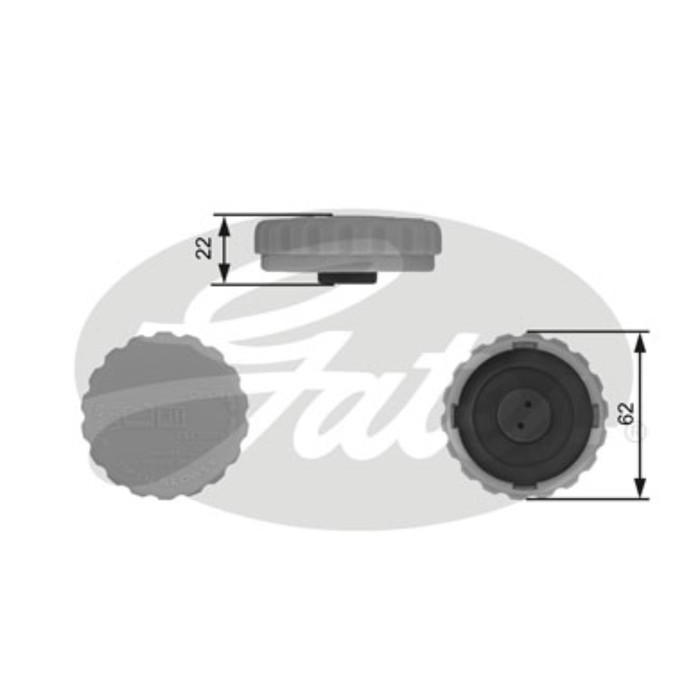 Крышка радиатора Gates RC235