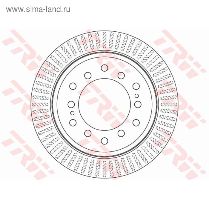 фото Диск тормозной trw df6342