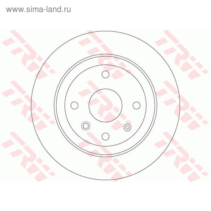 фото Диск тормозной trw df6360