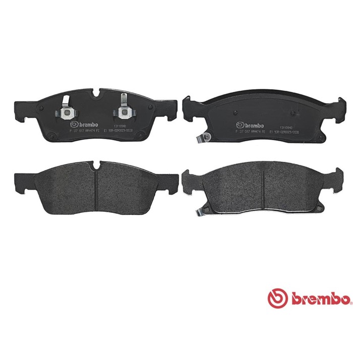 Колодки тормозные BREMBO P37017