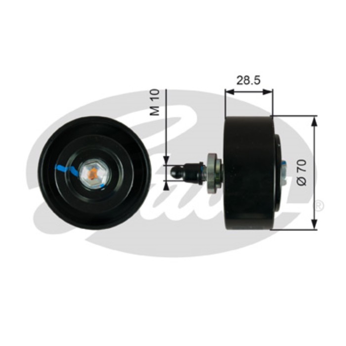 Ролик приводного ремня Gates T36335