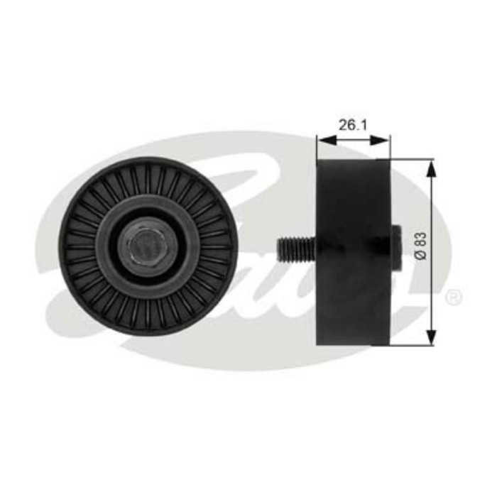 Ролик приводного ремня Gates T38027