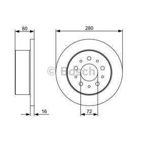

Диск тормозной BOSCH 0986479399
