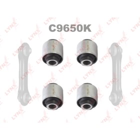 

LYNXauto C9650K Комплект сайлентблоков / Рычагов / Зад. подв.