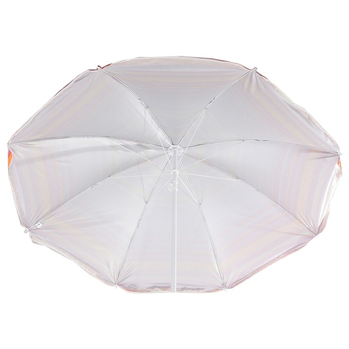 Зонт пляжный «Модерн» с серебряным покрытием, d=150 cм, h=170 см, МИКС
