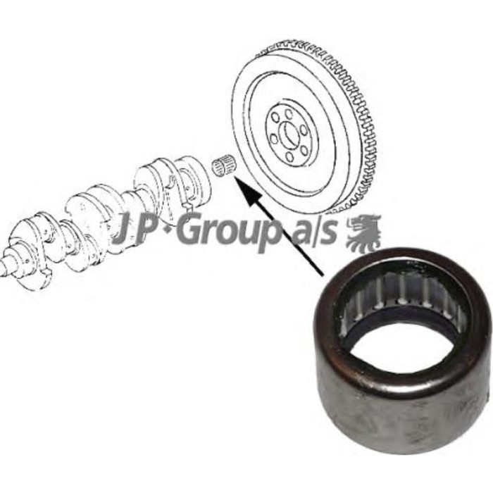 Подшипник маховика  JP GROUP 1110450300