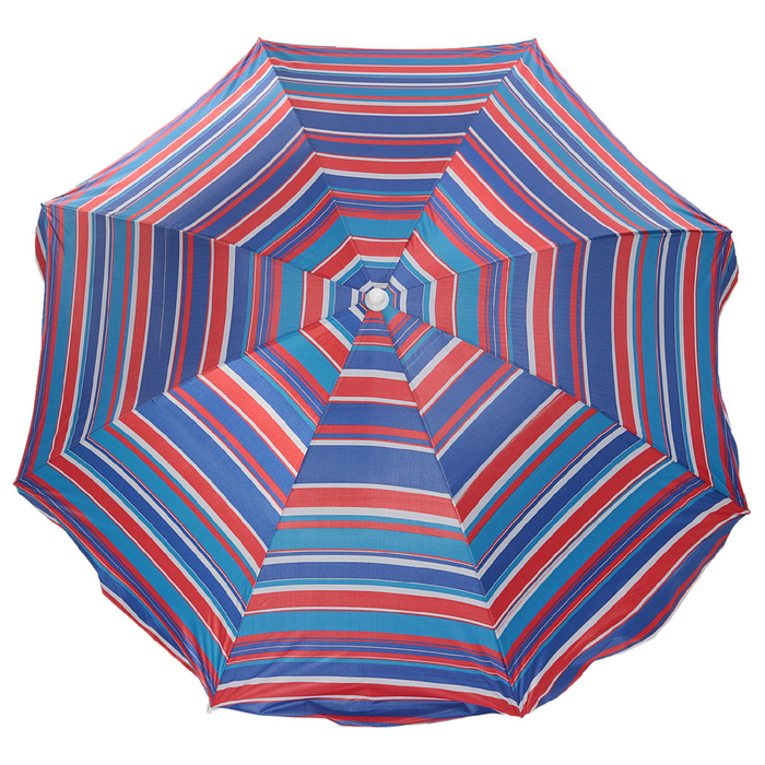 Зонт пляжный «Модерн» с серебряным покрытием, d=180 cм, h=195 см, МИКС