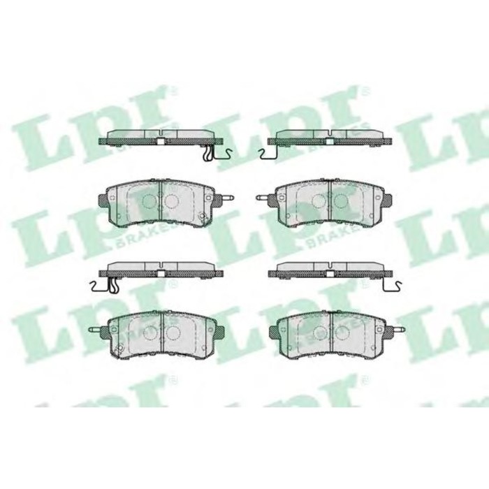 Колодки тормозные дисковые LPR 05P1798